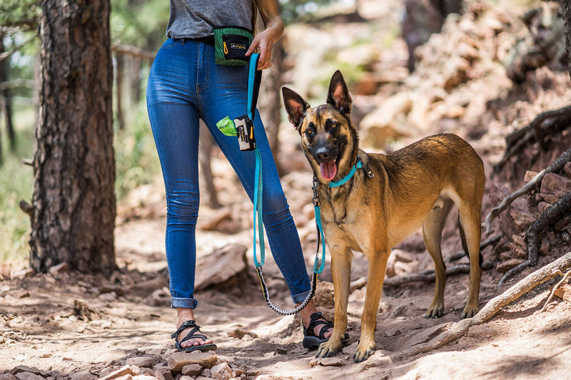 [Australia] - OllyDog Flagstaff Adjustable Spring Dog Leash, Blaze Bark, One Size 