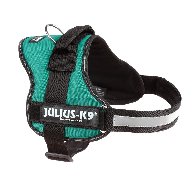 Julius-K9, 162DG-0, K9-Powerharness, dog harness, Size: 0, Dark Green - PawsPlanet Australia