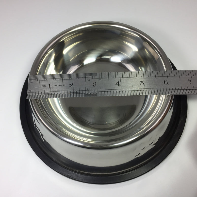 [Australia] - FixtureDisplays Set of 5 16-oz Dog/Cat Bowl Stainless Steel Dog Pet Food or Water Bowl Dish 12195 12195 