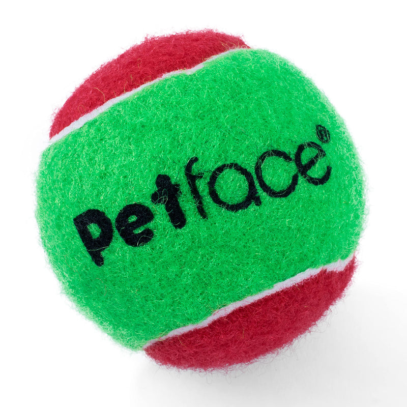 Petface Squeaky Tennis Balls for Dogs, 3-Piece Squeaky Ball Pack of 3 - PawsPlanet Australia