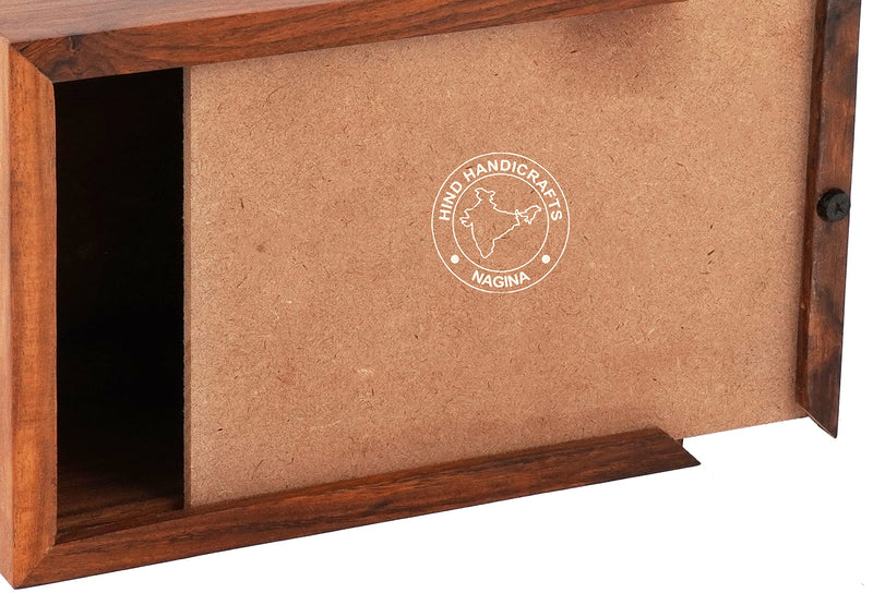 Hind Handicrafts Handmade & Handcrafted Rosewood Borders Engraving Wooden Cremation Urns for Human Ashes Adult, Funeral Urn Box (Medium : 7" x 5.5" x 3.5" - 93lbs or 42kg, Golden Border) Medium : 7" x 5.5" x 3.5" - 93lbs or 42kg - PawsPlanet Australia