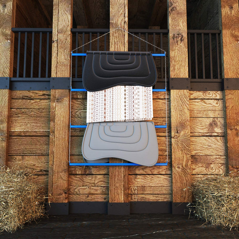 [Australia] - Echo Beach Equestrian Blanket Rack 33" Suitable for Horse Blankets, Saddle Blankets, Pads & Towels. Extra Long for Western Saddle Blankets and Horse Blankets. Black 