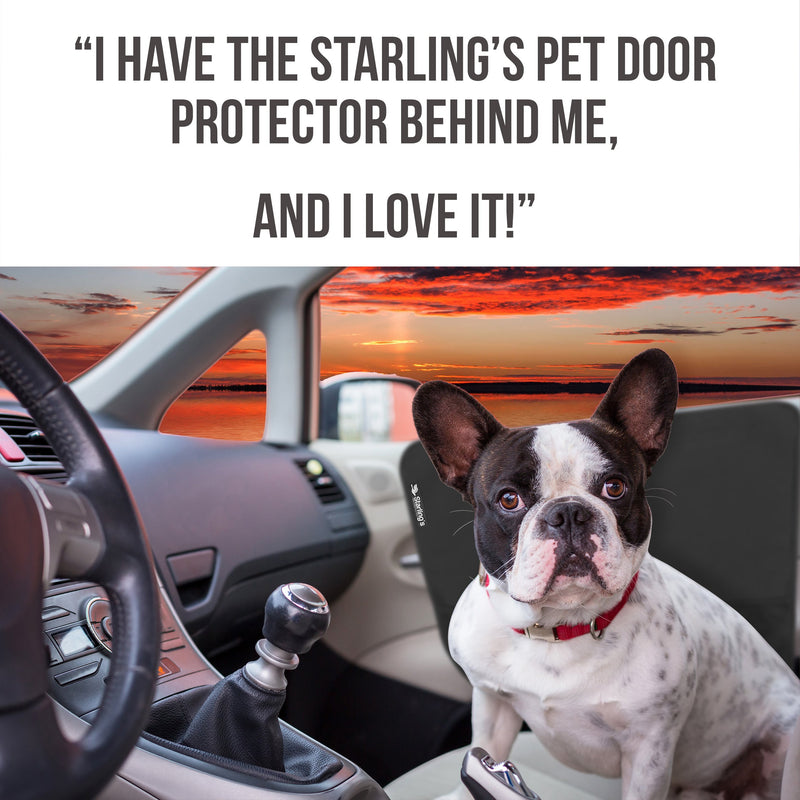[Australia] - Starling's Car Door Protector – Pet Dog Car Door Cover Protector, Guard for Car Doors, 3 Extra Pockets, Anti Scratch Waterproof, Safe for Dogs, Fits Any Vehicle 