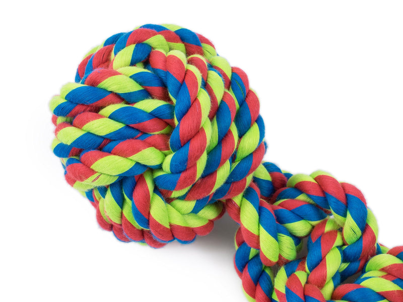 Petface Toyz Rope Ball Tugger Dog Toy - PawsPlanet Australia