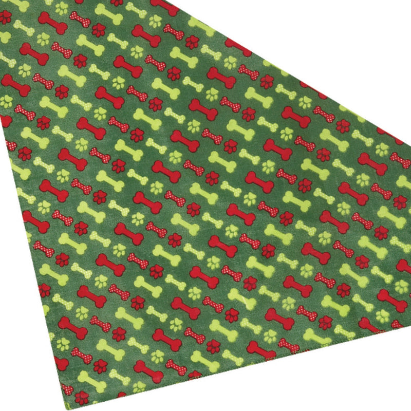 [Australia] - Aria Holiday Bones Dog Bandana, 19"X19" 