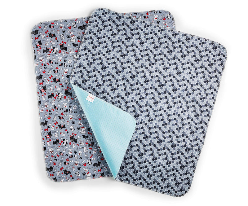 [Australia] - Caldwell's Pet Supply Co. Extra Large 31" x 35" Washable (2 Pack) of Premium Pee Pads for Dogs, Waterproof, Reusable Absorbent Potty Pads for Travel and Dog Training 