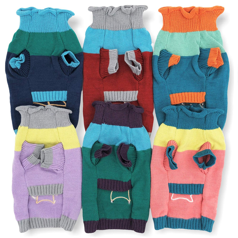 [Australia] - Dog Sweater Knitted Fashion Warm Soft Winter Clothes for Small Large Pet Cat Puppy XXS: Length - 8" Beaver 