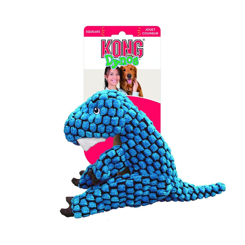 KONG Dynos T-Rex Blue X-Small - PawsPlanet Australia