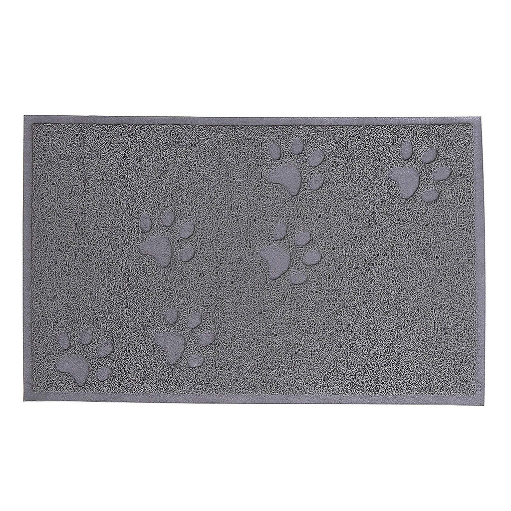 lionto mat for cat toilet cat litter mat, (L) 60x90 cm gray - PawsPlanet Australia