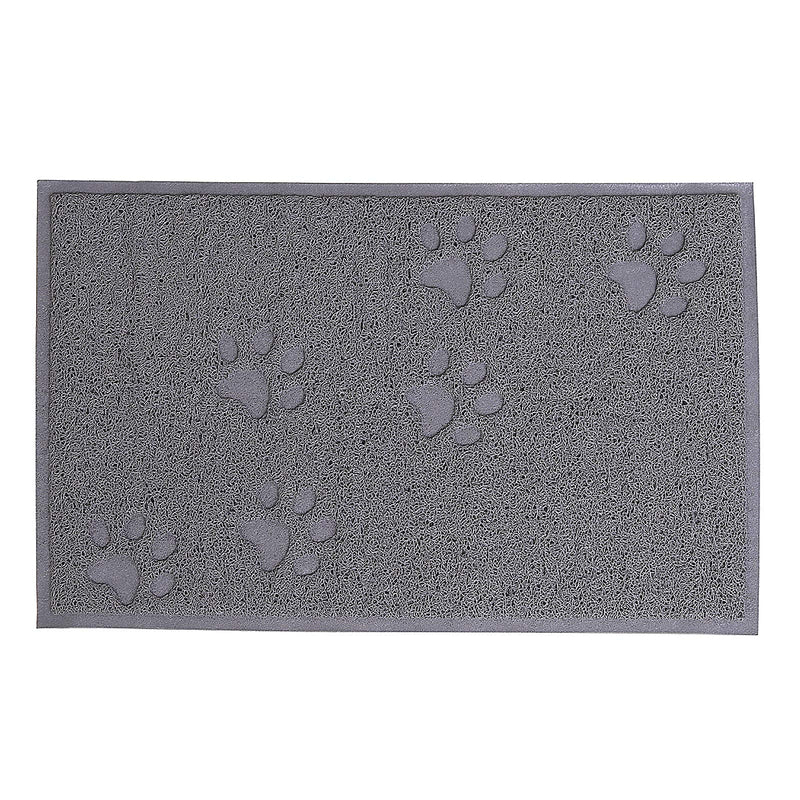 lionto mat for cat toilet cat litter mat, (L) 60x90 cm gray - PawsPlanet Australia