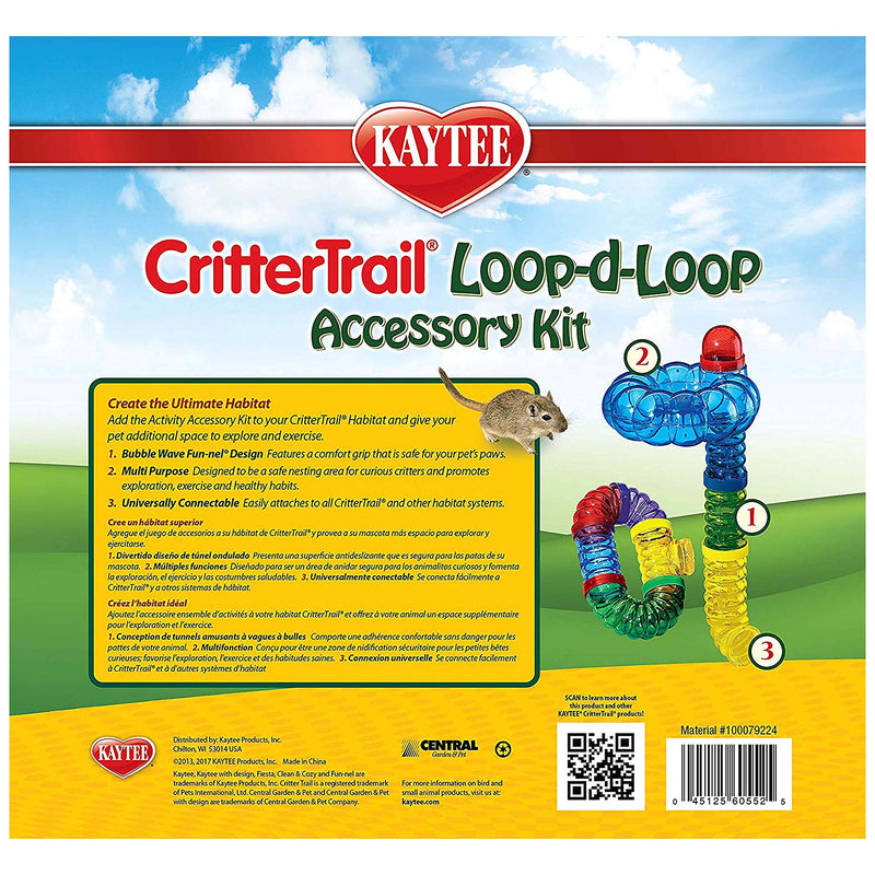 Kaytee CritterTrail Accessory 2 Loop-D-Loop Kit Small - PawsPlanet Australia