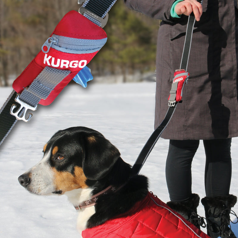 [Australia] - Kurgo Duty Bag for Dogs | Refillable Dog Poop Bag Dispenser | Dispenser with Dog Waste Bags | Attaches to Any Leash | Machine Washable | Universal Design | Convenient | Hook for Used Waste Bags 