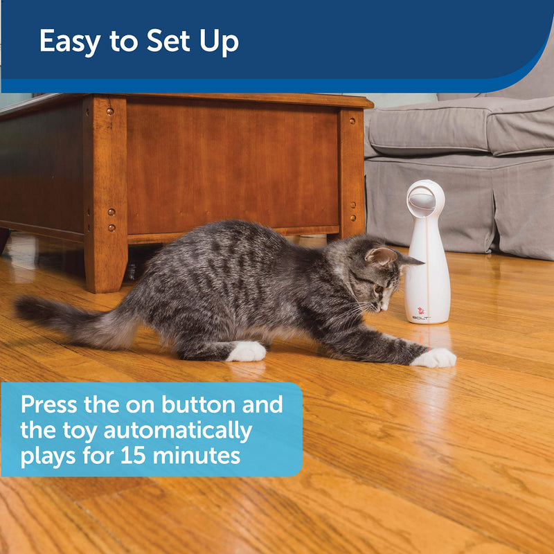 PetSafe FroliCat Stimulating Exercise Laser Cat Toy, Adjustable Bolt Laser - PawsPlanet Australia