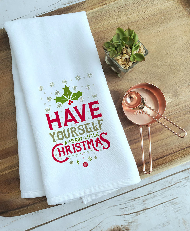 Christmas Music Decor - Holiday Songs Decorations - Kitchen Hand Towels (Have Yourself A Merry Little Christmas) Have Yourself A Merry Little Christmas - PawsPlanet Australia