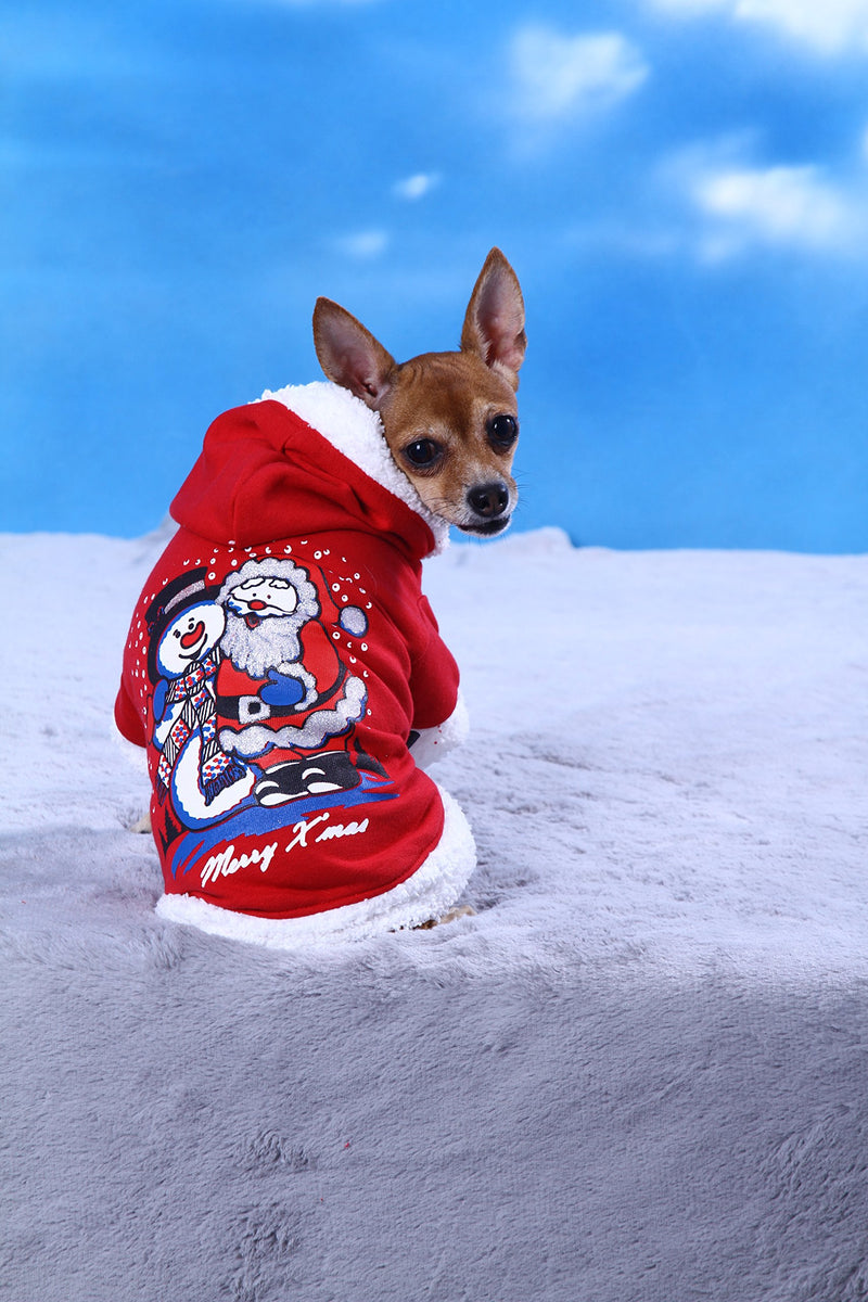 Doggydolly Santa Dog Sweatshirt, Medium - PawsPlanet Australia