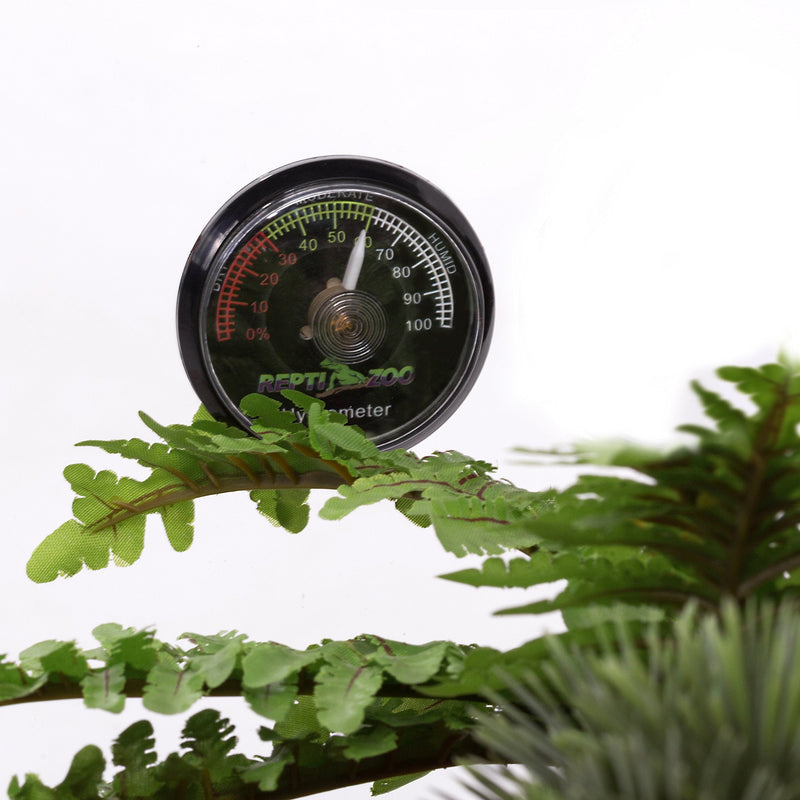 REPTI ZOO Reptile Terrarium Hygrometer,Dial Gauges Pet Rearing Box Hygrometer - PawsPlanet Australia