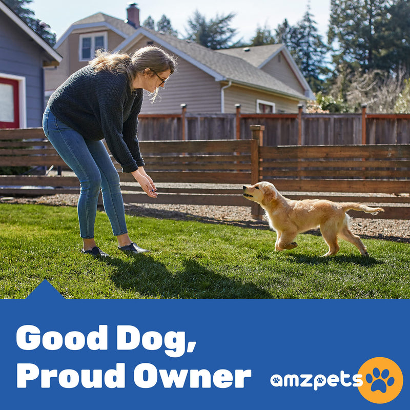 AMZpets Dog Training Set - Puppy Supplies Starter Kit with Dogs Clicker, Treat Pouch Bag, Housetraining Door Bells, Ultrasonic Whistle, for Teaching Pet Commands, Bark Control, and Potty Training - PawsPlanet Australia