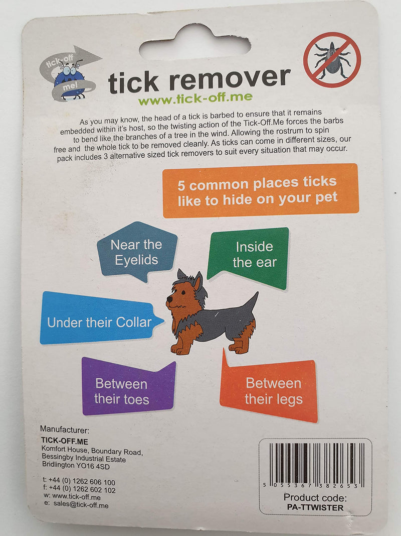 Tick-Off Tick Remover for Dogs Cats Horses Pets People 1 Count (Pack of 1) - PawsPlanet Australia