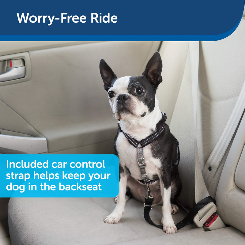 [Australia] - PetSafe 3 in 1 Harness - No-Pull Dog Harness - for X-Small, Small, Medium and Large Breeds - from the Makers of the Easy Walk Harness Black Extra Small 