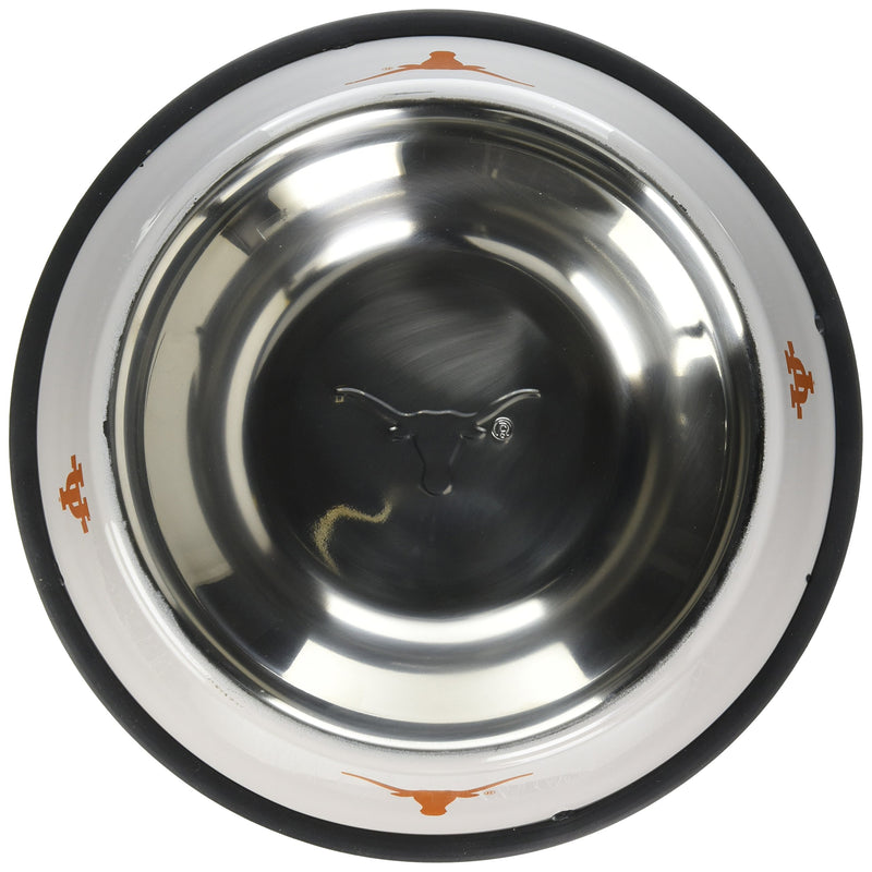 [Australia] - Pet Goods NCAA Texas Longhorns Stainless Steel Bowl 