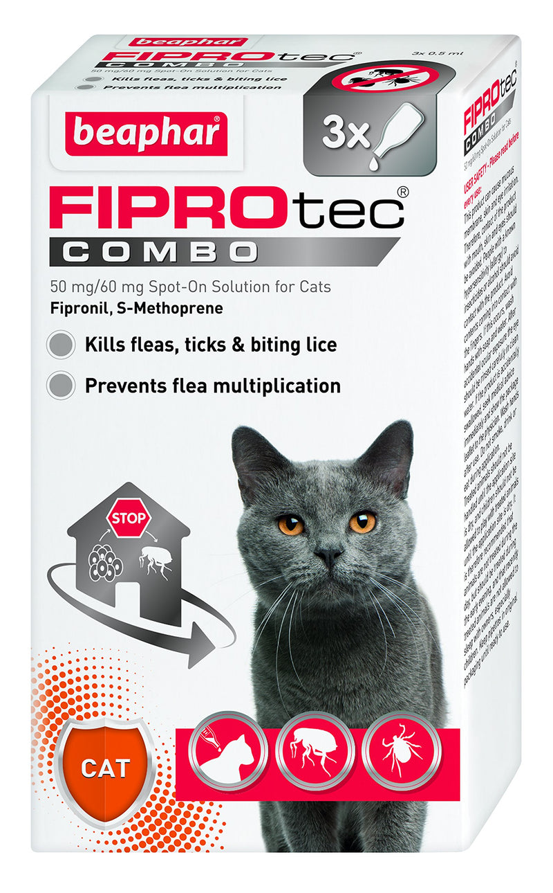 Beaphar Fiprotec Combo Spot On for Cats - PawsPlanet Australia