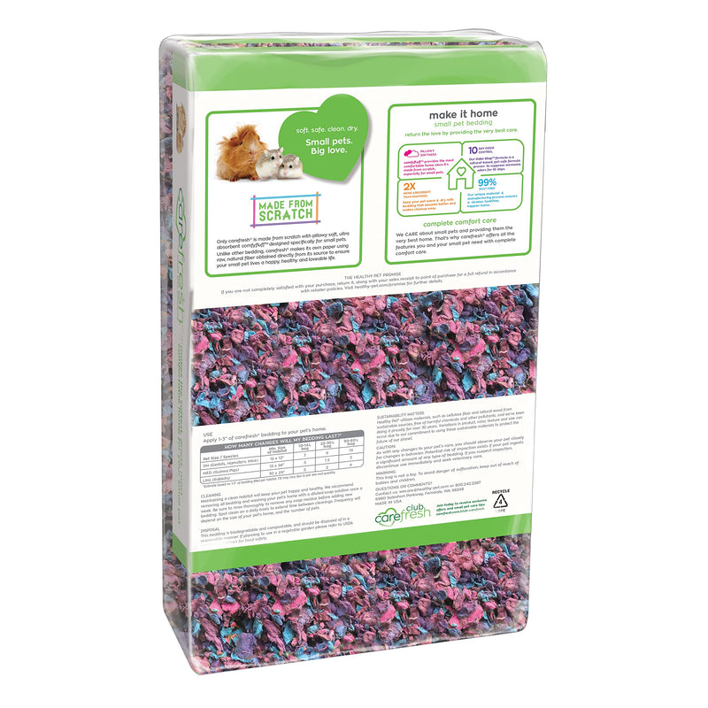 carefresh 99% Dust-Free Confetti Natural Paper Small Pet Bedding with Odor Control, 23 L - PawsPlanet Australia