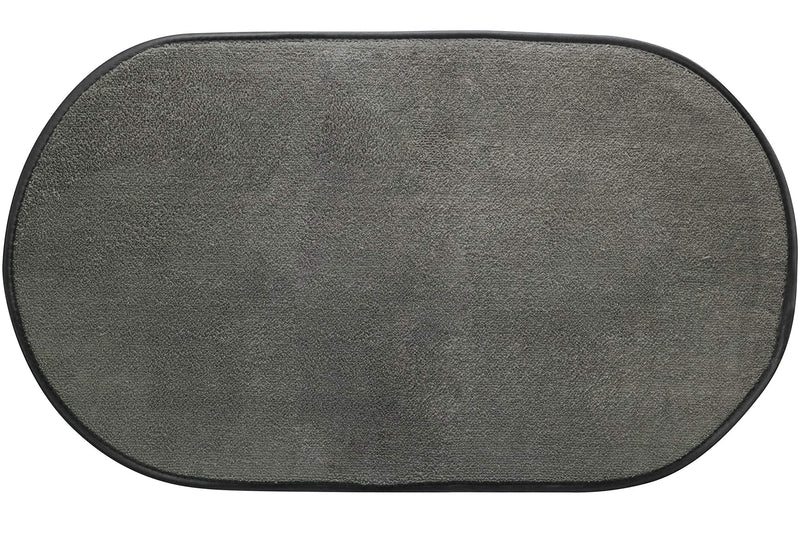 [Australia] - Microfiber Pet Bowl Mat XL Grey 