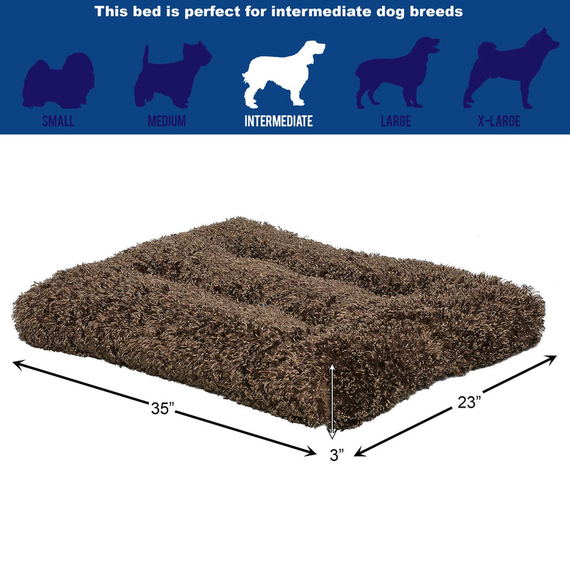 [Australia] - MidWest Homes for Pets Deluxe Super Plush Pet Beds, Machine Wash & Dryer Friendly, 1-Year Warranty 36-Inch CoCo Chic 