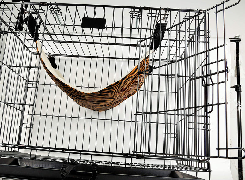 [Australia] - UsefulThingy Cat Hammock/Ferret, Rat, Rabbit, Small Dogs or Other Pet - Easy to Attach to a Cage - 3 Designs Tiger 