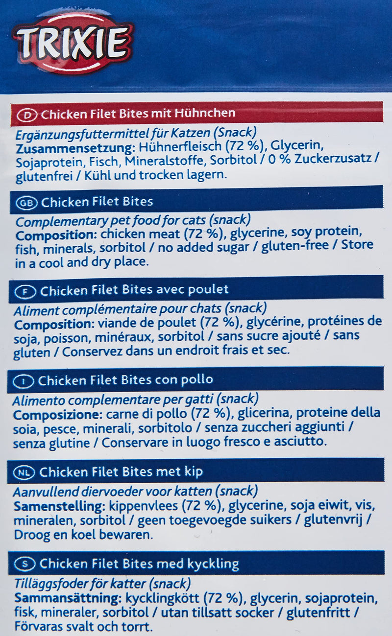 Trixie TX-42701 PREMIO Chicken Fillet Bites 50g - PawsPlanet Australia