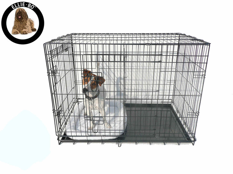 Ellie-Bo Black Divider for 24 inch Small Dog Crate Cage STYLE 1 1 Count (Pack of 1) - PawsPlanet Australia