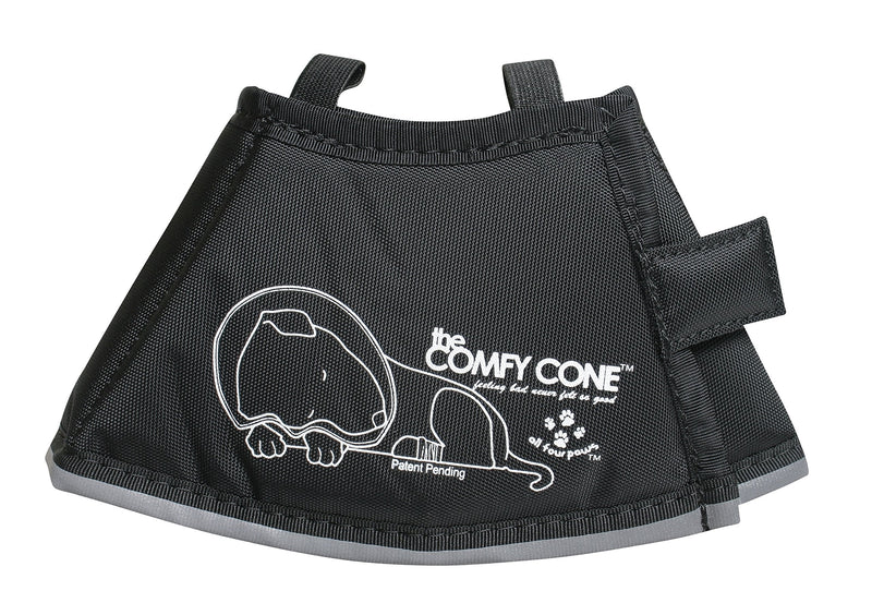 All Four Paws “The Comfy Cone” Pet Collar, XS (Pack of 1) X-Small 11cm Black - PawsPlanet Australia
