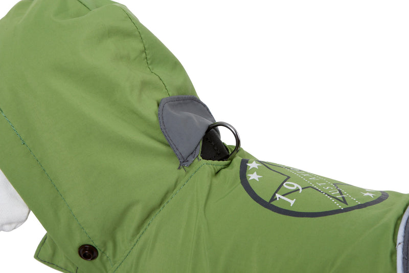 Kerbl Outdoor Dog Coat Vancouver, 45 cm, Green/Grey 40 cm - PawsPlanet Australia