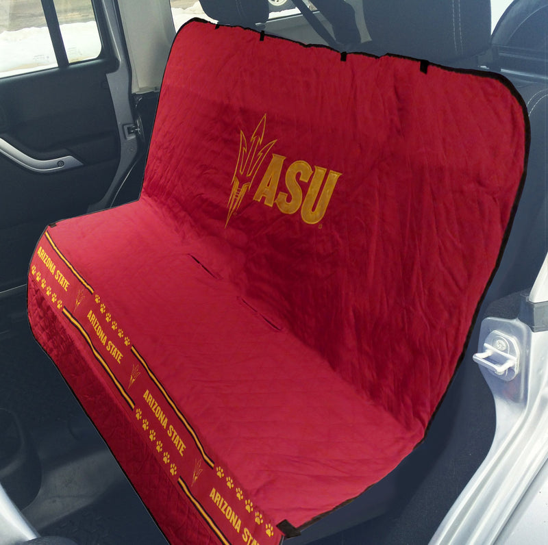 [Australia] - Pets First NCAA Collegiate PET Car Seat Cover - Available in 12 Teams Arizona State Sun Devils 