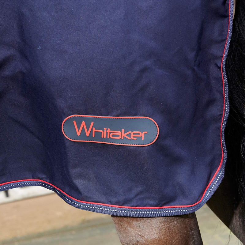 John Whitaker Summer Stable Travel Horse Sheet Lightweight Cooler Rastrick No Fill 0g Rug 1 Count (Pack of 1) Navy and Red - PawsPlanet Australia