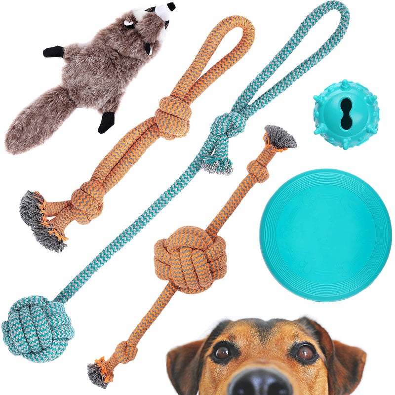 Keen.Pet.Play Puppy Dog Toys - Gift Box for Dog Training, Puppy Toys from 8 weeks, Dog Birthday Present & Puppy Teething Toys for Boredom (Pack of 6) - PawsPlanet Australia