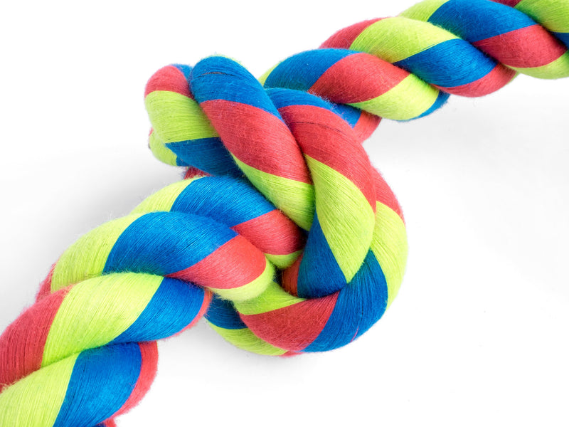 Toyz by Petface Triple Knot Rope Dog Toy, Large - PawsPlanet Australia