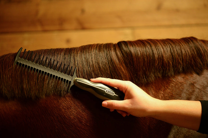 Wahl Professional Animal Equine Grooming Mane and Braiding Horse Comb Black - PawsPlanet Australia