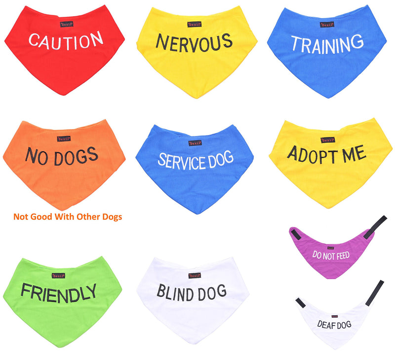 [Australia] - Deaf Dog White Color Coded 2 Foot Short Padded Dog Leash (No/Limited Hearing) Prevents Accidents by Warning Others of Your Dog in Advance 