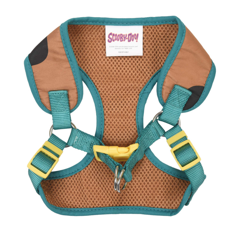 [Australia] - Scooby-Doo Warner Brothers Dog Harness | Soft and Comfortable Medium Dog Harness Dog Harness No Pull Tan and Blue Dog Harness Small 
