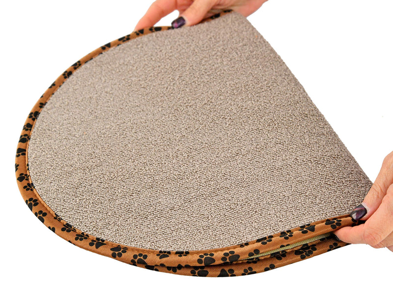 [Australia] - Home-X - Pet Bowl Mat, Highly Absorbent Microfiber Design Reduces Messes by Soaking Up Spills and Drips, Great for Both Cats & Dogs 