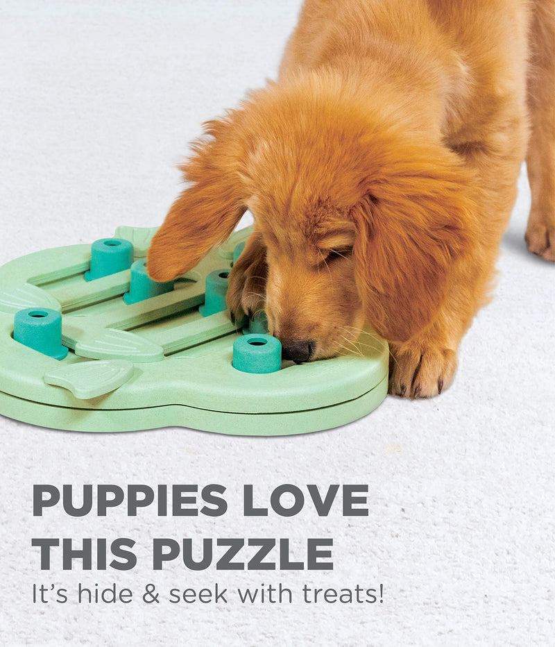 Nina Ottosson by Outward Hound - Interactive Puzzle Game Dog Toys (Puppy) Hide-N-Slide Level 2 (Intermediate) - PawsPlanet Australia