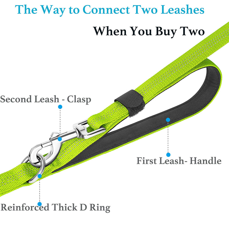 iYoPets Long Dog Leash for Obedience Recall Training - Great for Training, Play, Camping, or Backyard - (Small: 0-18 lbs, Medium/Large: 18-150 lbs.) Small, 15 FT Green - PawsPlanet Australia