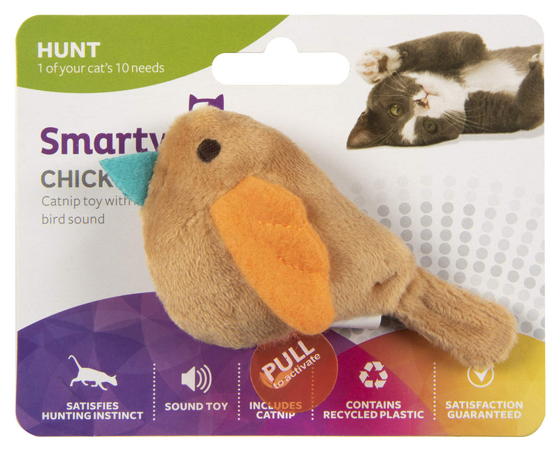 SmartyKat Electronic Sound Bird Toys for Cats & Kittens, Battery Powered, Mimics Sound of Real Prey, Fun & Interactive Play - Multiple Styles Chickadee Chirp - PawsPlanet Australia