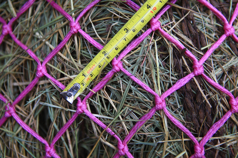 TEKE General Slow hay Feeder hay nets 40" Length with 2" Holes Black - PawsPlanet Australia