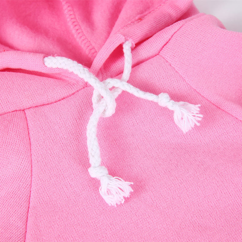 Blank Dog Sweatshirt Pet Hoodie for Dogs Doggie Clothes Small Pink - PawsPlanet Australia