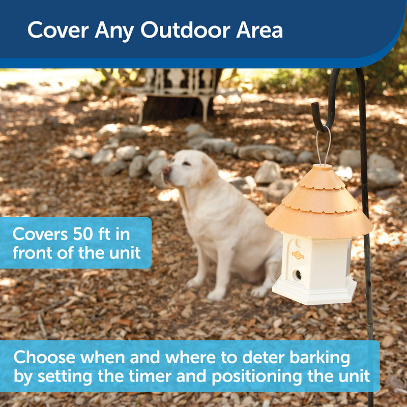 [Australia] - PetSafe Outdoor Ultrasonic Dog Bark Deterrent - Anti Barking Device for Small, Medium and Large Dogs – Weatherproof – Up to ¼ Acre Bark Control Coverage Deluxe 