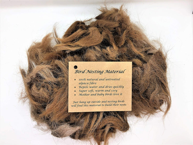 Bird Nesting Material (Alpaca Fibre) Wool Natural Organic - PawsPlanet Australia