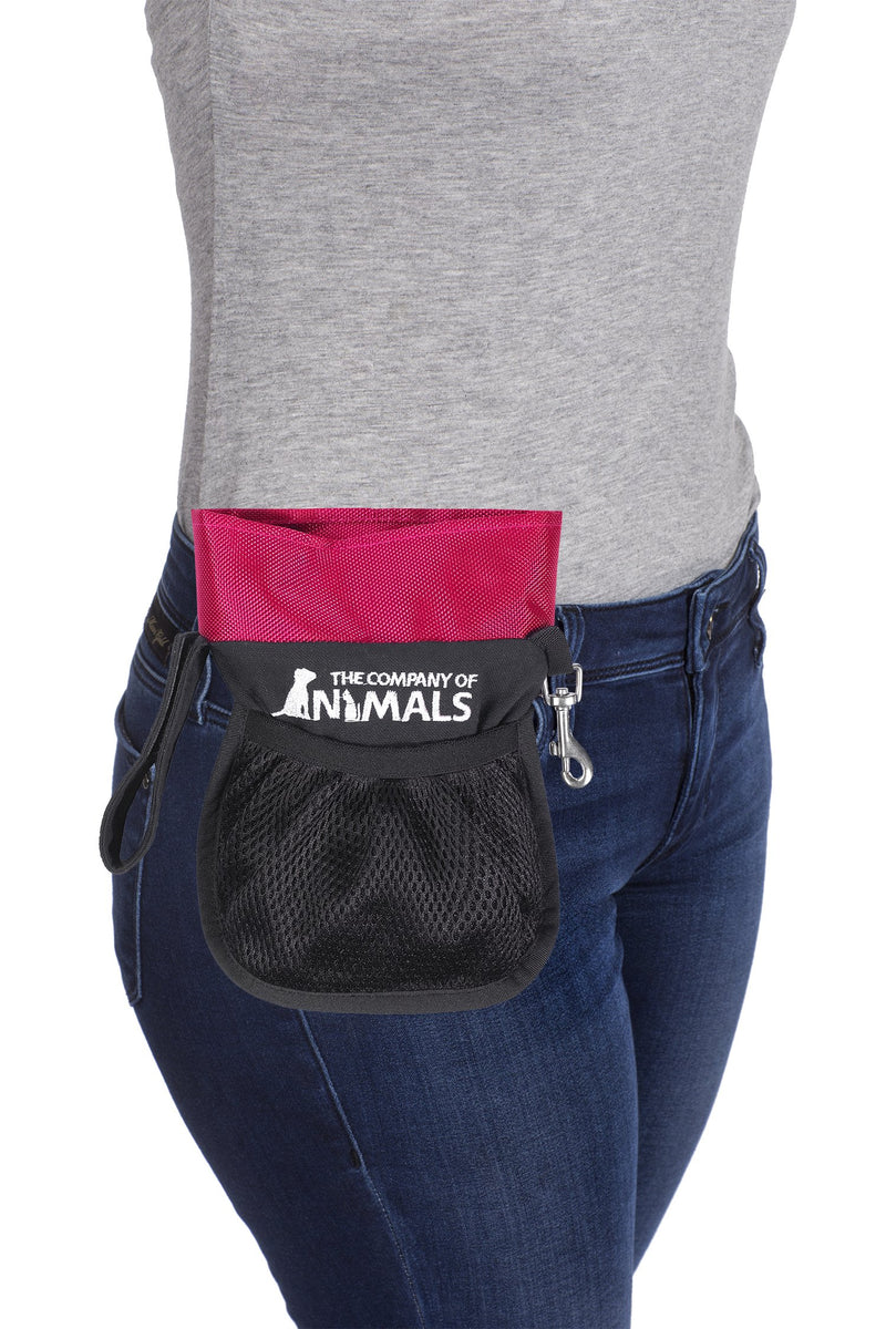 The Company of Animals Pro Treat Bag, Pouch, Dog Trainers and Walkers, Clip & Belt Attachment, Zipped Pocket, Magnetic Closure, Waterproof Outer, Clips for Accessories - PawsPlanet Australia