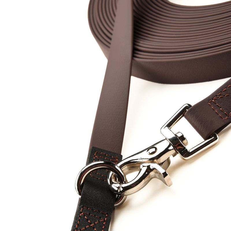PetTec 10m towing leash/training leash for dogs made of Trioflex (similar to Biothane), water-repellent, robust long dog leash/dog leash, adjustable towing leash, long puppy leash, dog accessories - PawsPlanet Australia